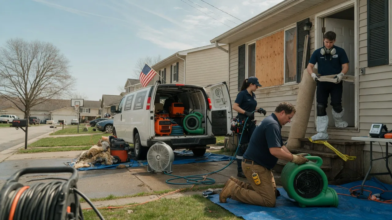 Water Damage Restoration in Long Valley, SD near me